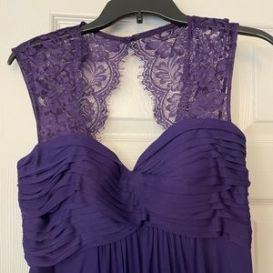 Purple Maternity Dress